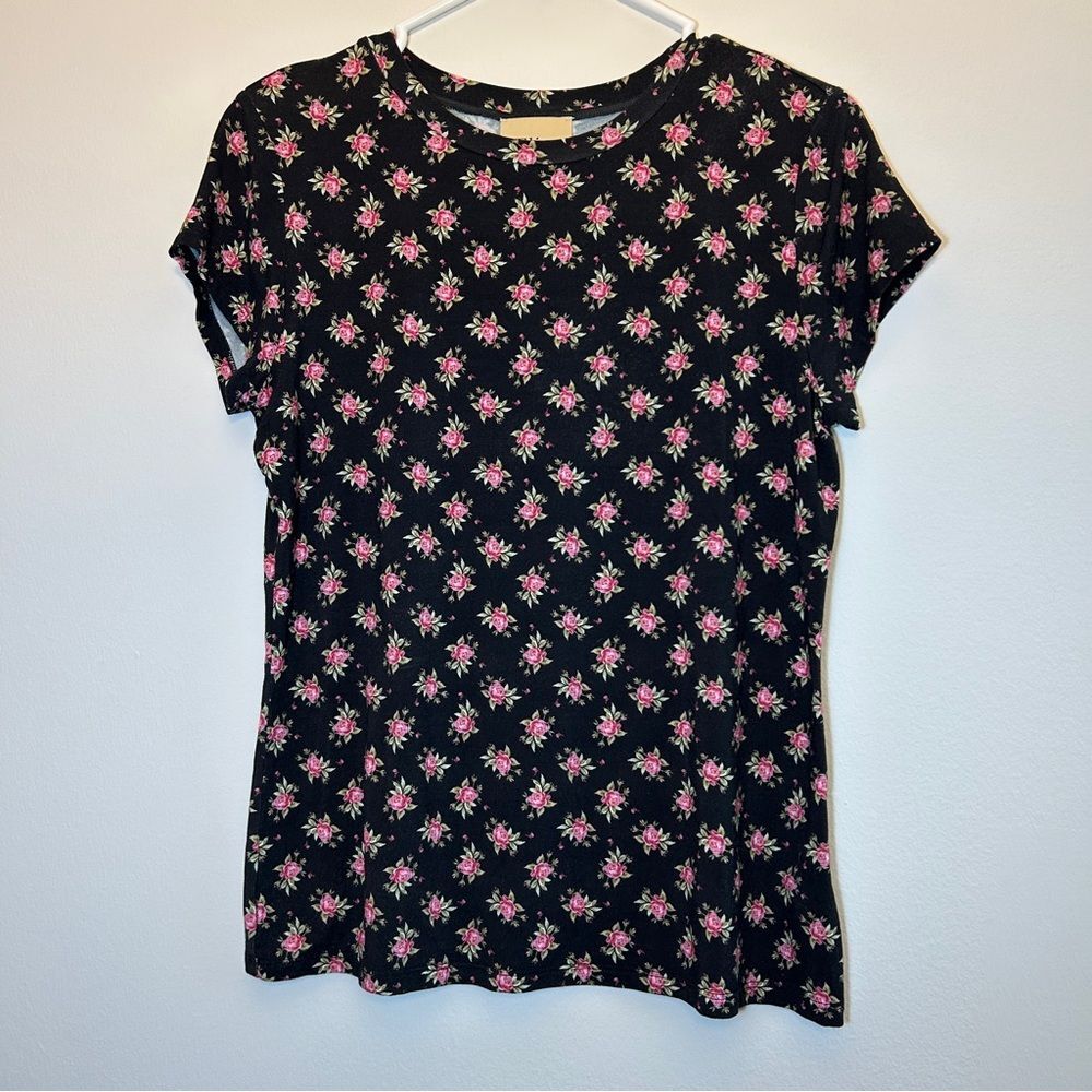 Elie Tahari Floral Pattern Top Size Medium